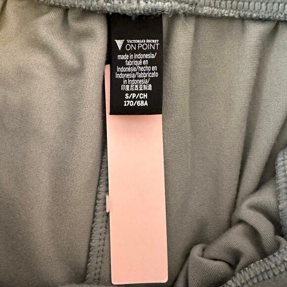 Victoria’s Secret On Point Velour Jogger Track Pants Size S Green Drawstring NWT - Picture 5 of 9